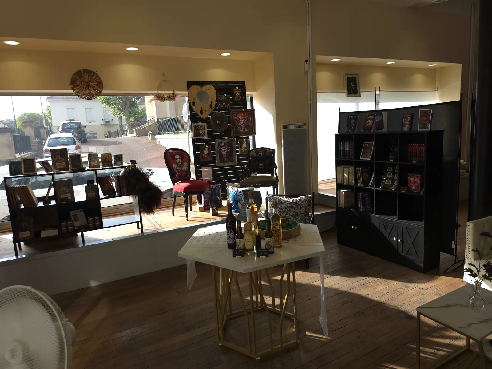 Vitrines du studio Corpus & Artifex au Creusot