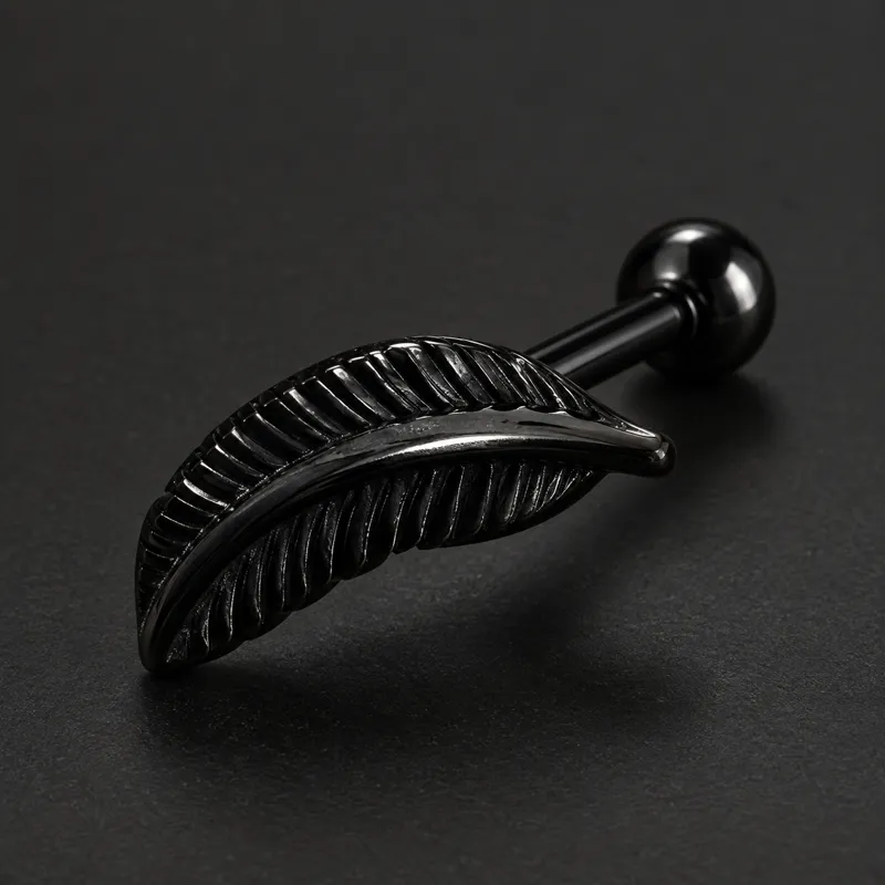 Labret plume noire